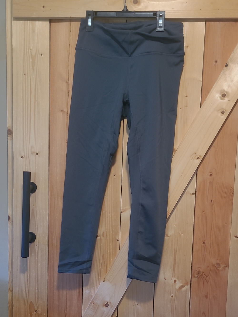Free People Movement Crossover High-Rise Active Leggings in Charcoal